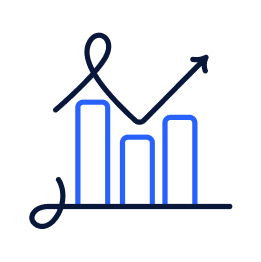Meaningful easy-to-grasp metrics icon