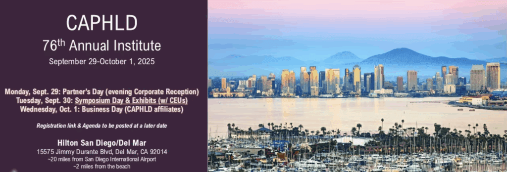 CAPHLD 2025 – 76th Annual Institute