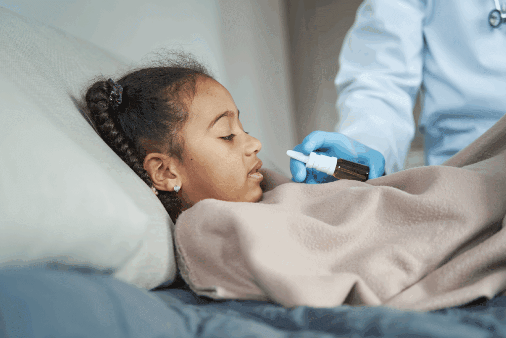 FluMist nasal spray vaccination